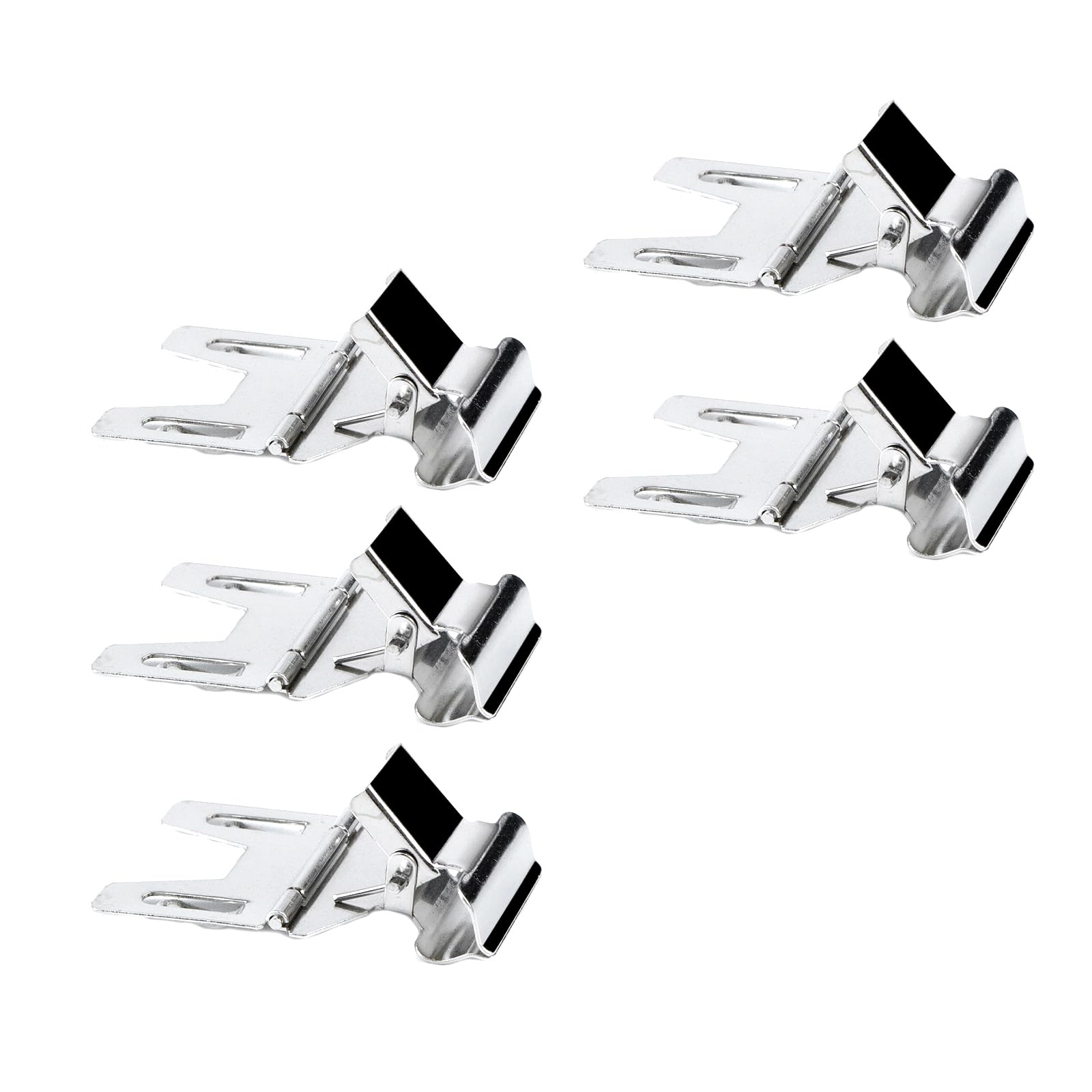 Curqia 5pcs Stainless Steel Price Clip Sign Clips Metal Clip On Sign Holder Stand Price Display Holders for Sale Signs Price Tags
