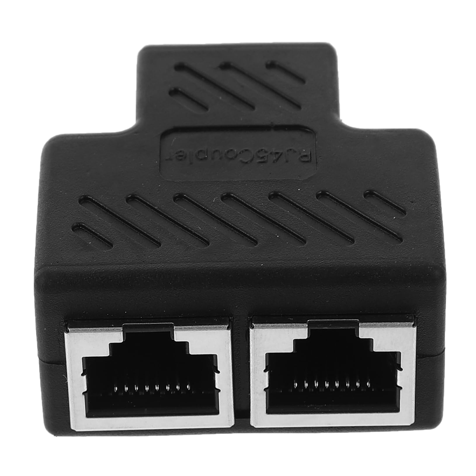 Gadpiparty Plastic Material 1 to 2 Ethernet Splitter Easy to Connect and Use Splitter
