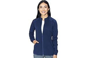 Touch Women's Figs Raglan Zip Front Warm Up Jacket