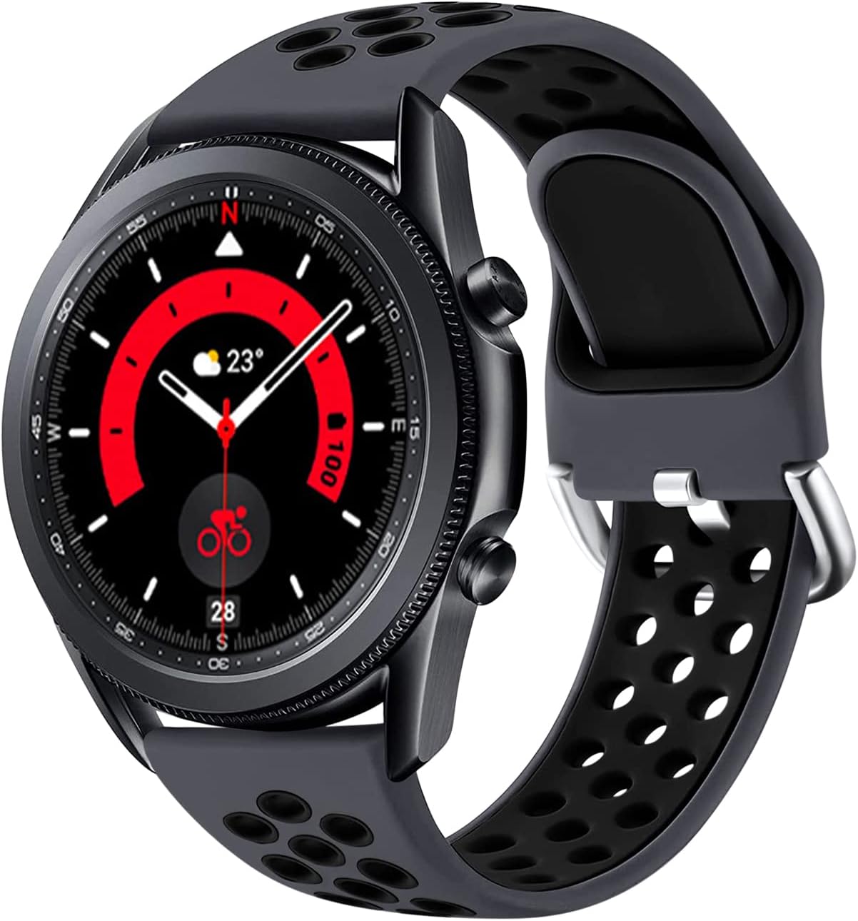 JUVEL Kompatibel mit Samsung Galaxy Watch 3 Armband 45mm/Galaxy Watch