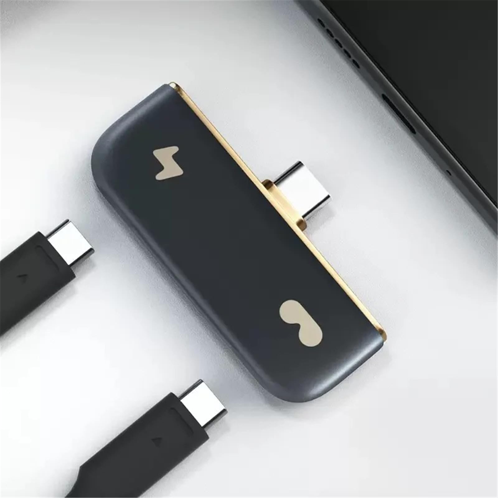 Adaptador convertidor de carga USB C, concentrador de carga de múltiples dispositivos para gafas inteligentes, fácil conexión, adaptadores inteligentes para gafas