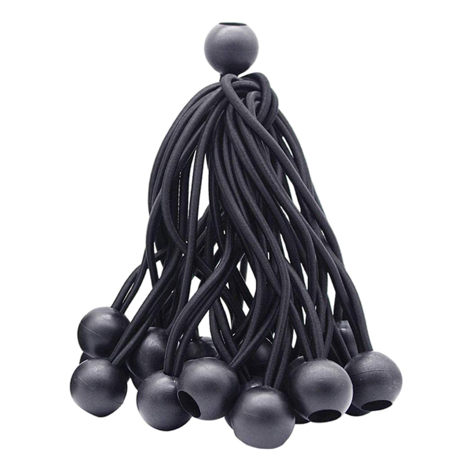 10x Durable Ball Bungee Cord Tent Tarp Tie Down Strap for Canopy Black|Sporting Goods | Outdoor Sports | Camping & Hiking |Tent & Canopy Accessories-image-22