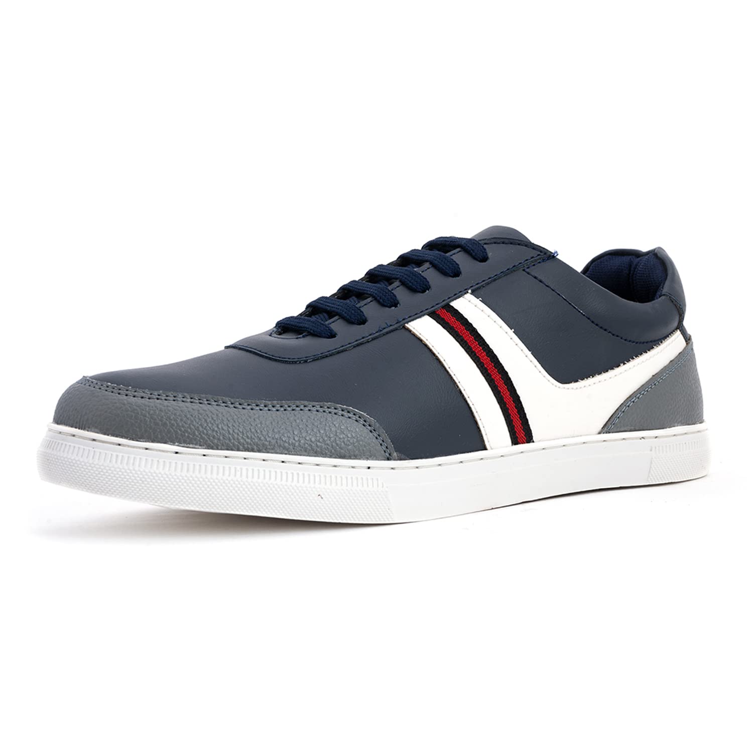 Lazard by Khadims Synthetic Leather PVC Sole Contrast Patch Stitch Navy Casual Casual Shoe for Men - Size 6 (B09MZGDV19) Amazon Price History, Amazon Price Tracker