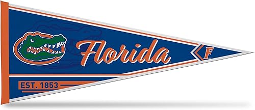 Vista 132 de Rico Industries NCAA Banderín Clásico de Fieltro para Decoración de Pared de 12" x 30" - Ideal para Decoración del Hogar/Dormitorio/Cueva de Hombre