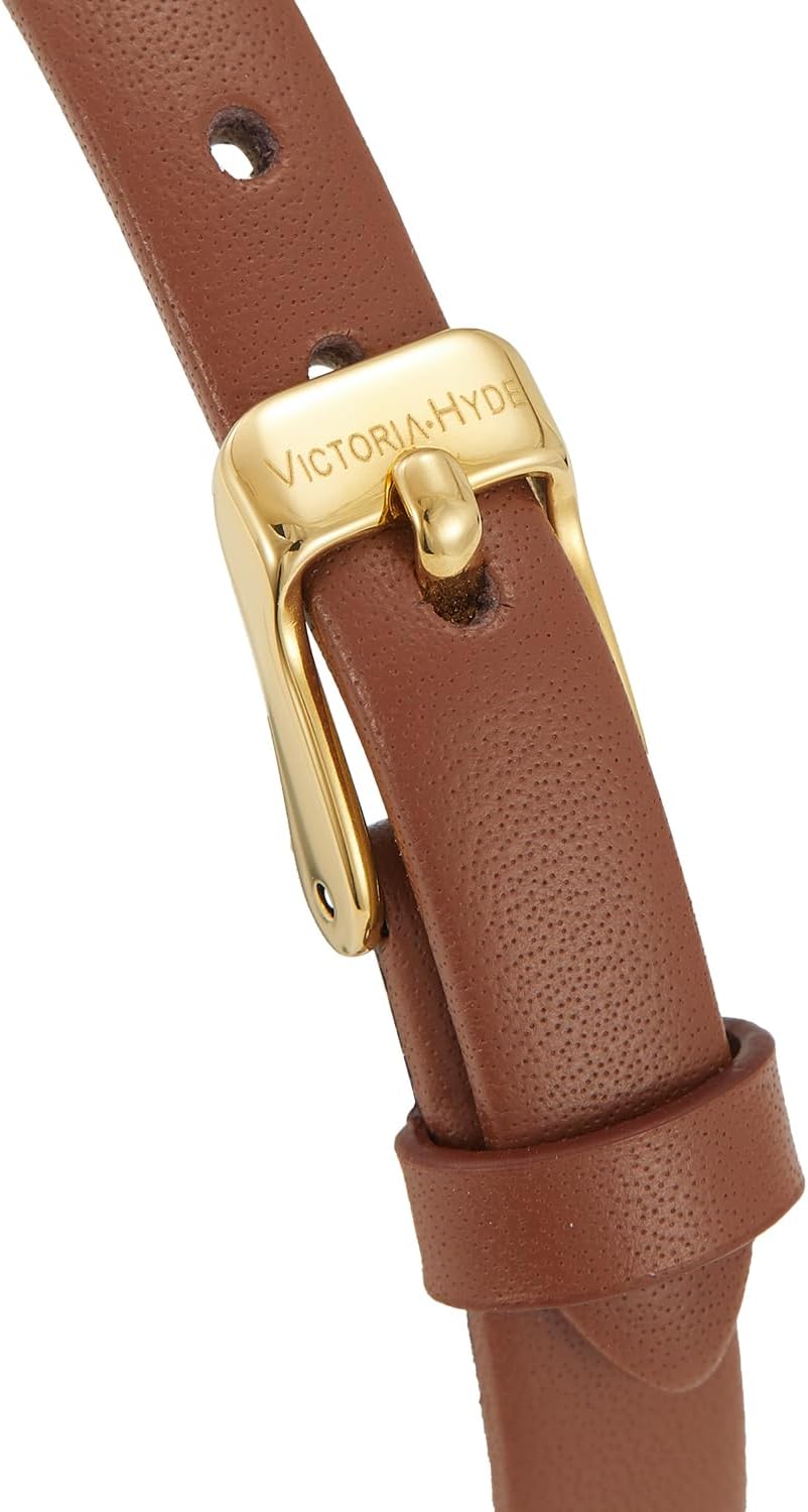 VICTORIA HYDE Dainty Women's Watch, Rectangle Watches for Women, Elegant Women's Wrist Watch, Ladies Watch with Stainless Steel Bracelet or Leather Band - Image 3