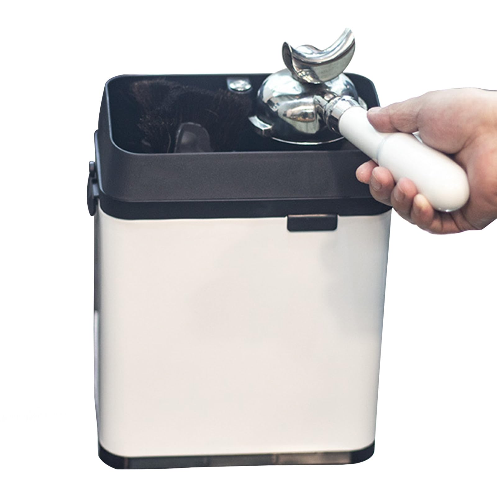 Elektryczny środek do czyszczenia kolby Elektryczna maszyna do czyszczenia kolby Knock Box Automatyczna maszyna do czyszczenia fusów z kawy Wyczyść fusy z kawy w kilka sekund