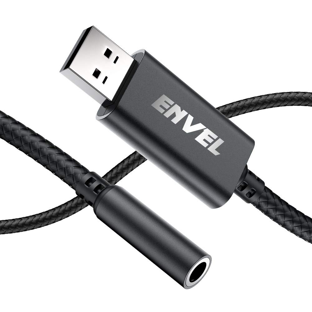 Buy ENVEL Headset Adapter 3.5mm Female to USB Male, Builtin Chip