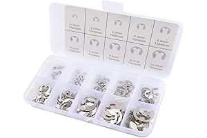 304 Stainless Steel E Clips Assortment Kit