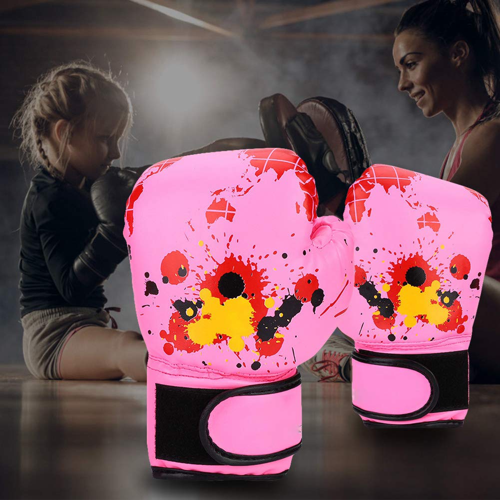 Guantoni Da Boxe Per Bambini - Pelle PU, Ammortizzanti | Per Allenamento E Gioco | Et&agrave; 6-15 Anni