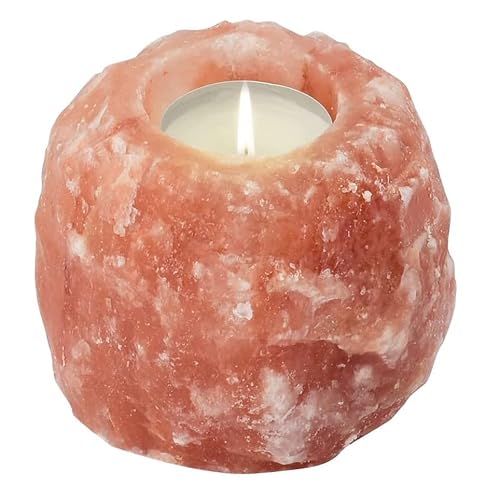 Portavelas de Sal del Himalaya 700gr-1kg (1 Unidad)