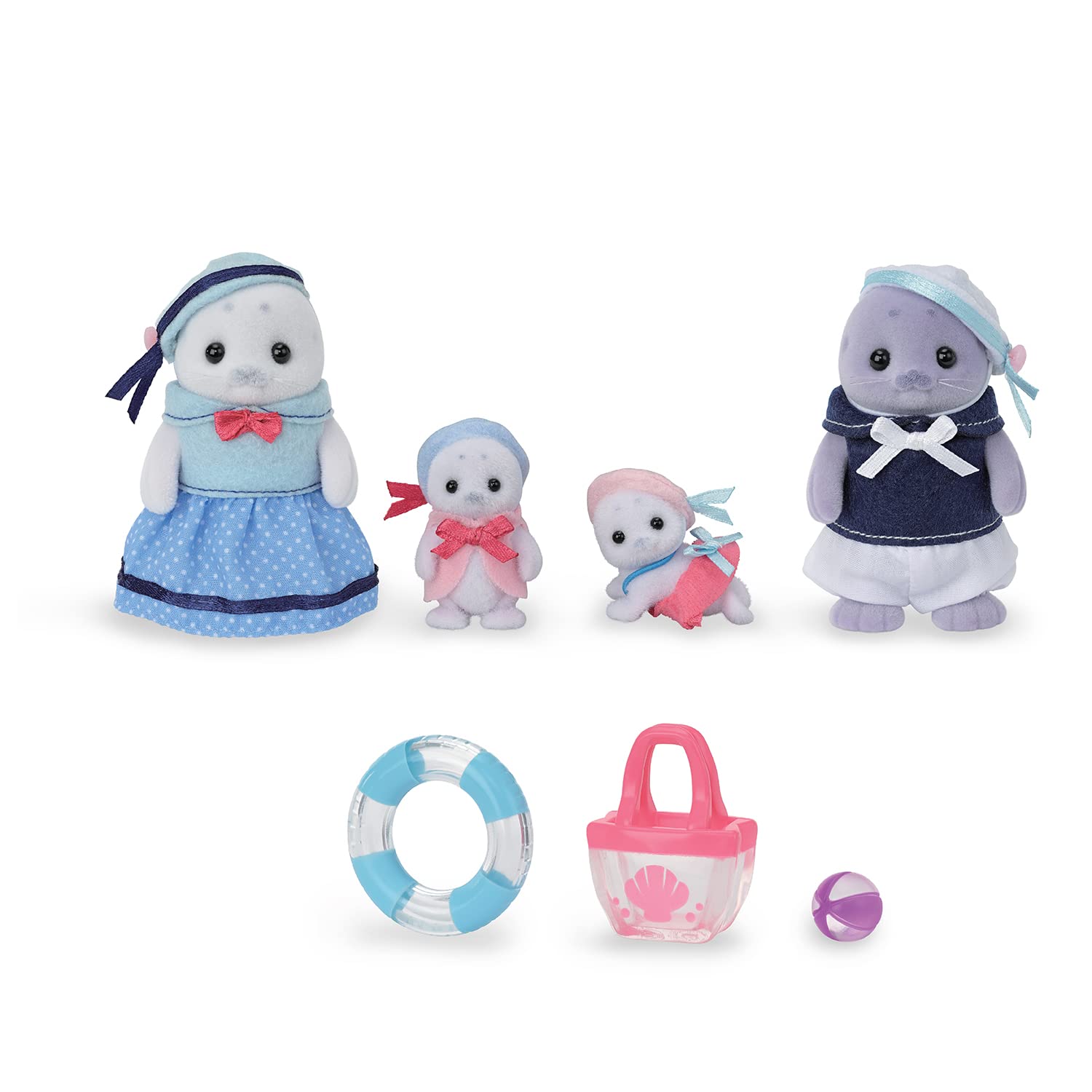 Sylvanian Families - 5759 Famiglia Foca - Set da gioco per case delle bambole