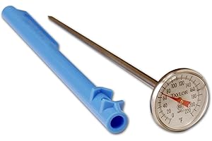 Taylor Classic White Dial Refrigerator and Freezer Thermometer