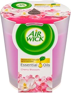 Air Wick Essential Oils Candle, Cherry Blossom, 105g