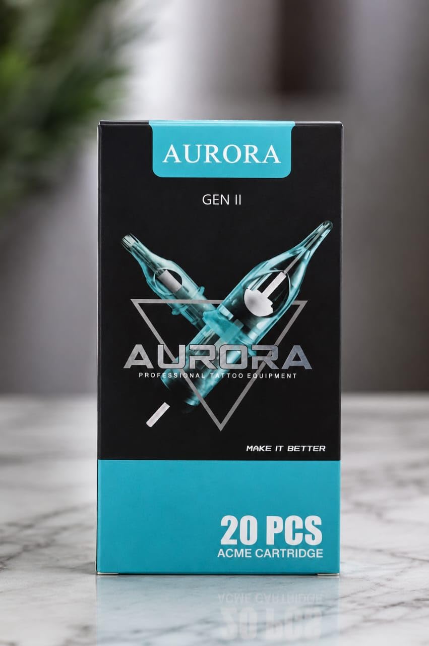 Aurora Gen II 5RS Tattoo Cartridge Needles 20 Pcs | 5 Round Shader, EO Gas Sterilised, Stainless Steel, Individually Packed, Consistent Ink Flow-image-33