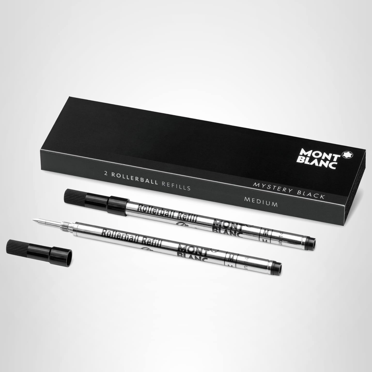 Amazon.com : MONTBLANC Rollerball Refill, M 2X1, Mystery Black