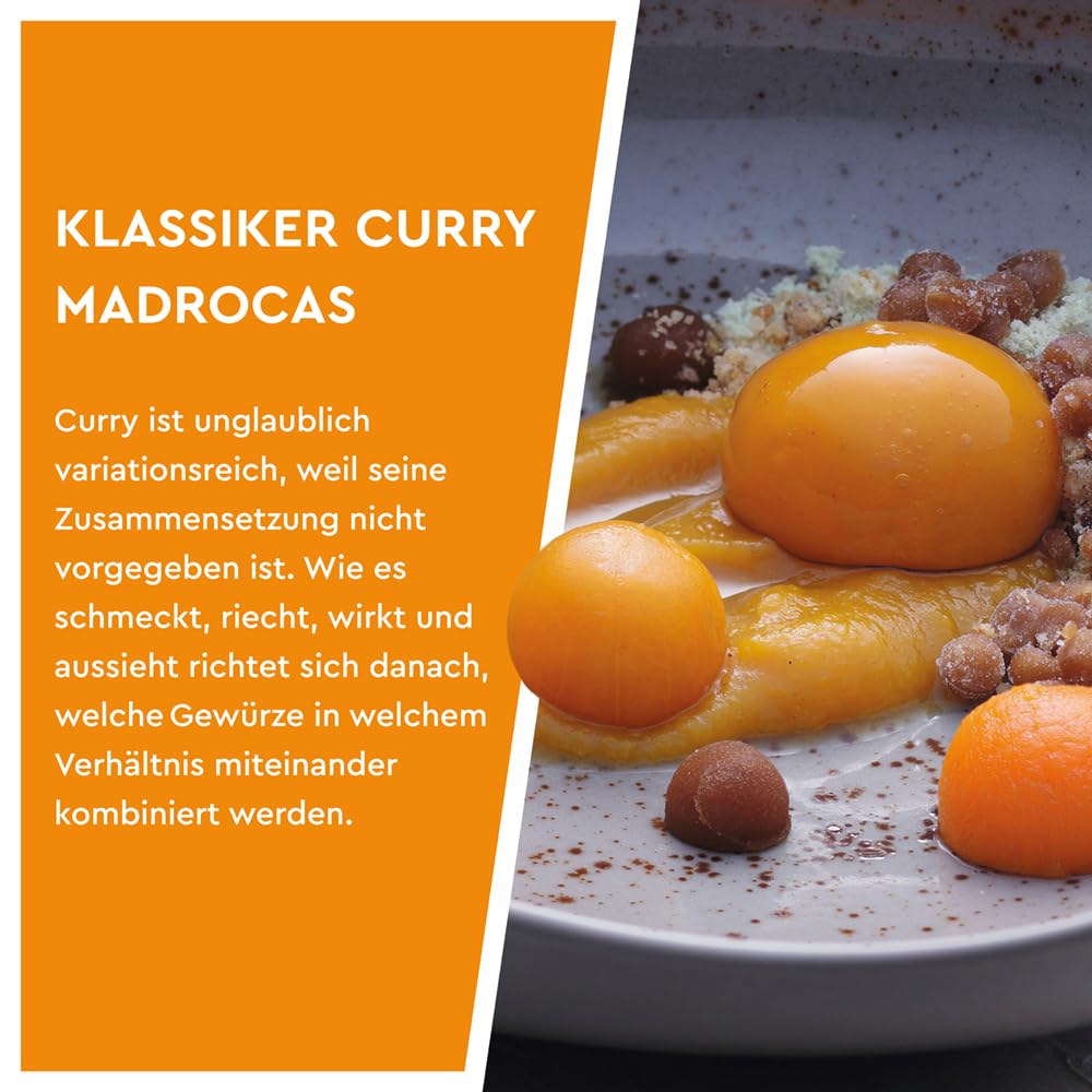 WIBERG Curry Madrocas – Aromatische Gewürzmischung mit Curcuma und Koriander – fruchtige Note mit milder Schärfe, für Currys & vegetarische Gerichte, 560 g