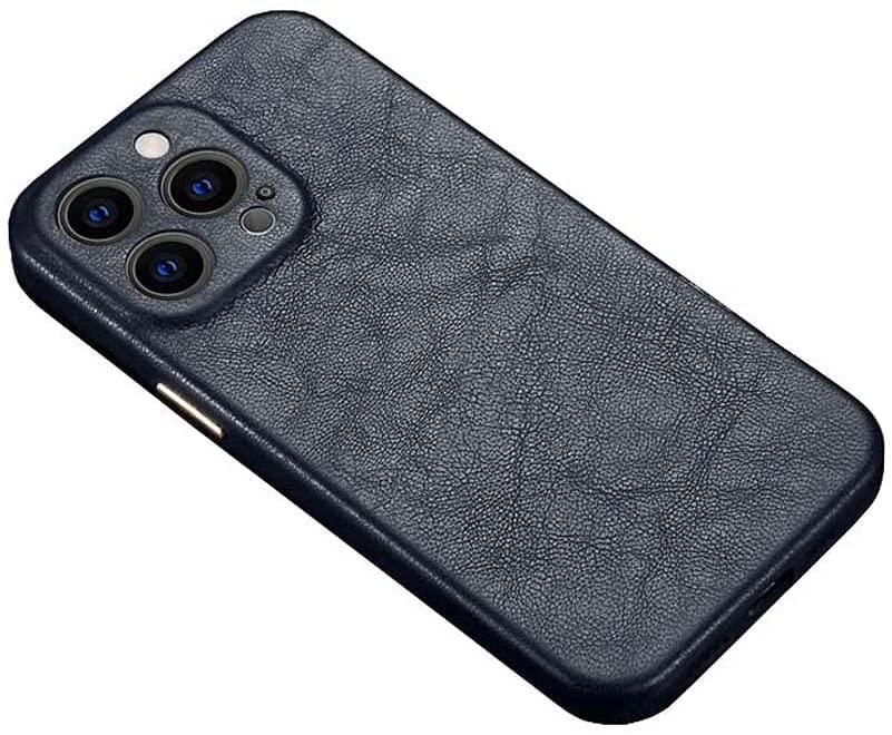 Protection arrière GUMMMY iPhone 13 Pro 6.1 pouces antichoc bleue