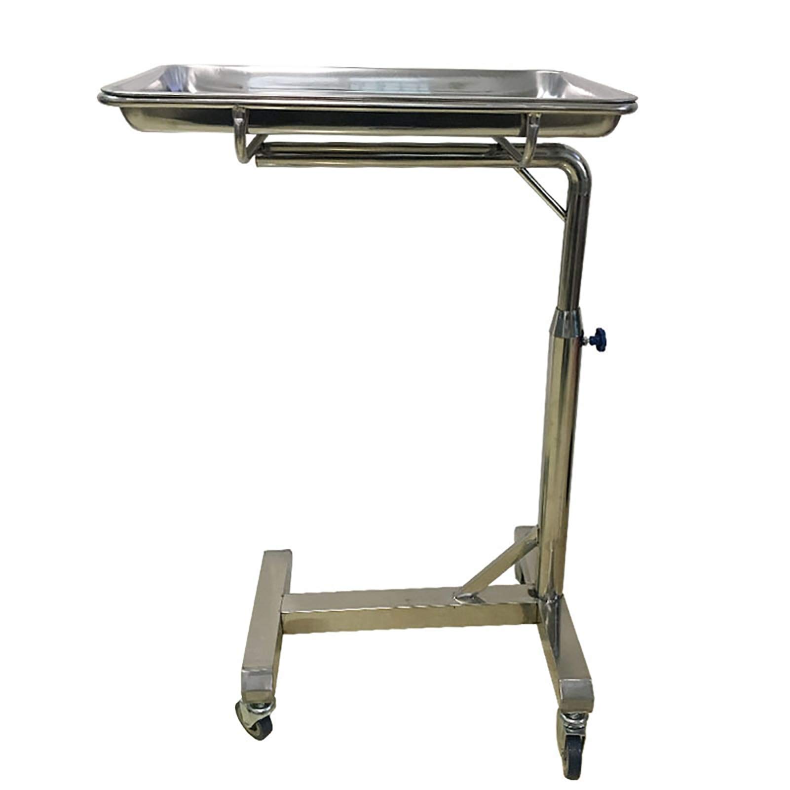 Carrelli Carrello di Rotolamento Attrezzatura Medica dello Strumento, Altezza Regolabile 30-43 Pollici, Carrello Portavassoi Chirurgico in Acciaio Inossidabile, per Sala Operatoria