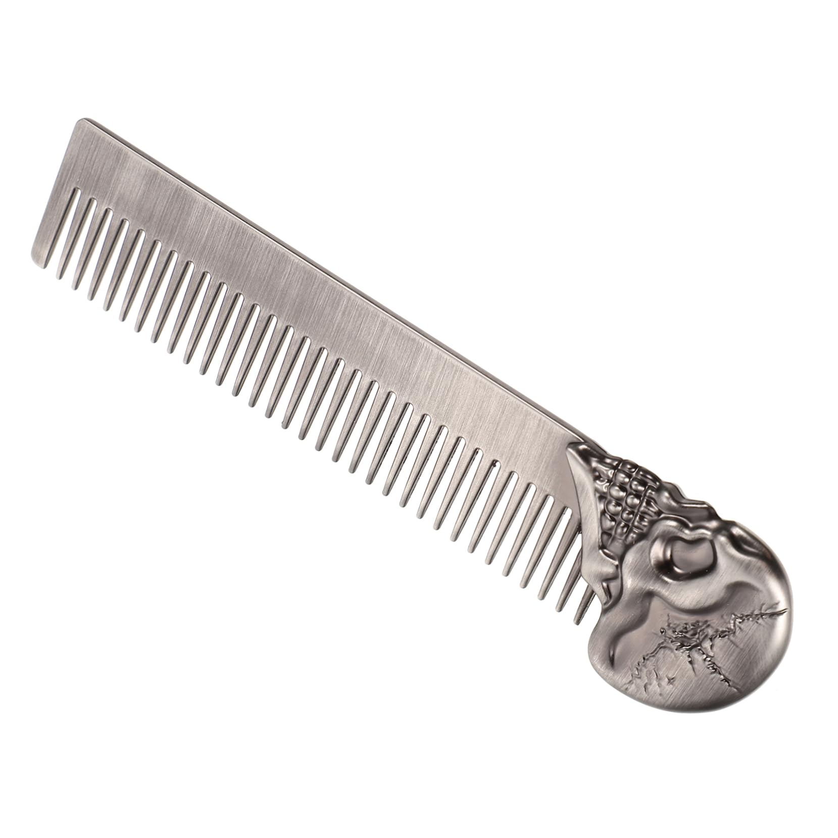 Mikinona 3 Pettini Per Barba Da Uomo Tascabili E Pieghevoli Stile Teschio Design Retrò Leggeri E Portatili Per Viaggi E Uso Domestico