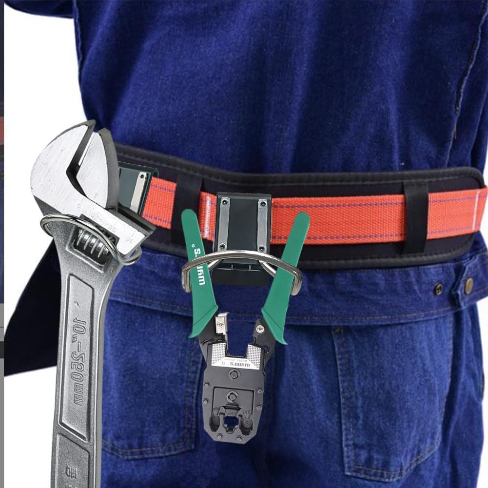 2PCS Hammer Holder，Durable Waist Hammer，Durable Hammer Clip，Hammer Holder Loop，for Hammers, Axes, Etc.
