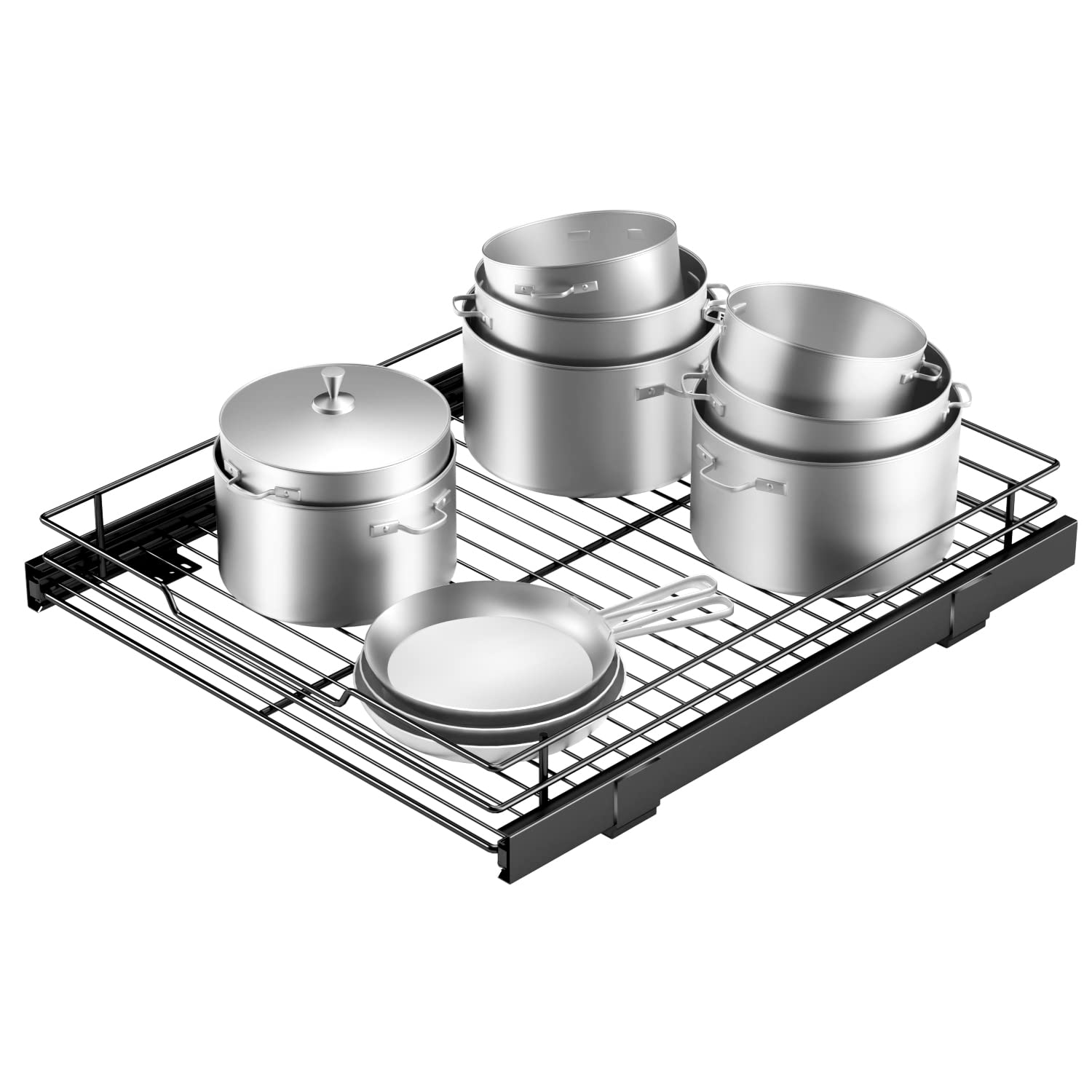 GTING Pull Out Organizer, Heavy Duty Slide Out Pantry Shelves