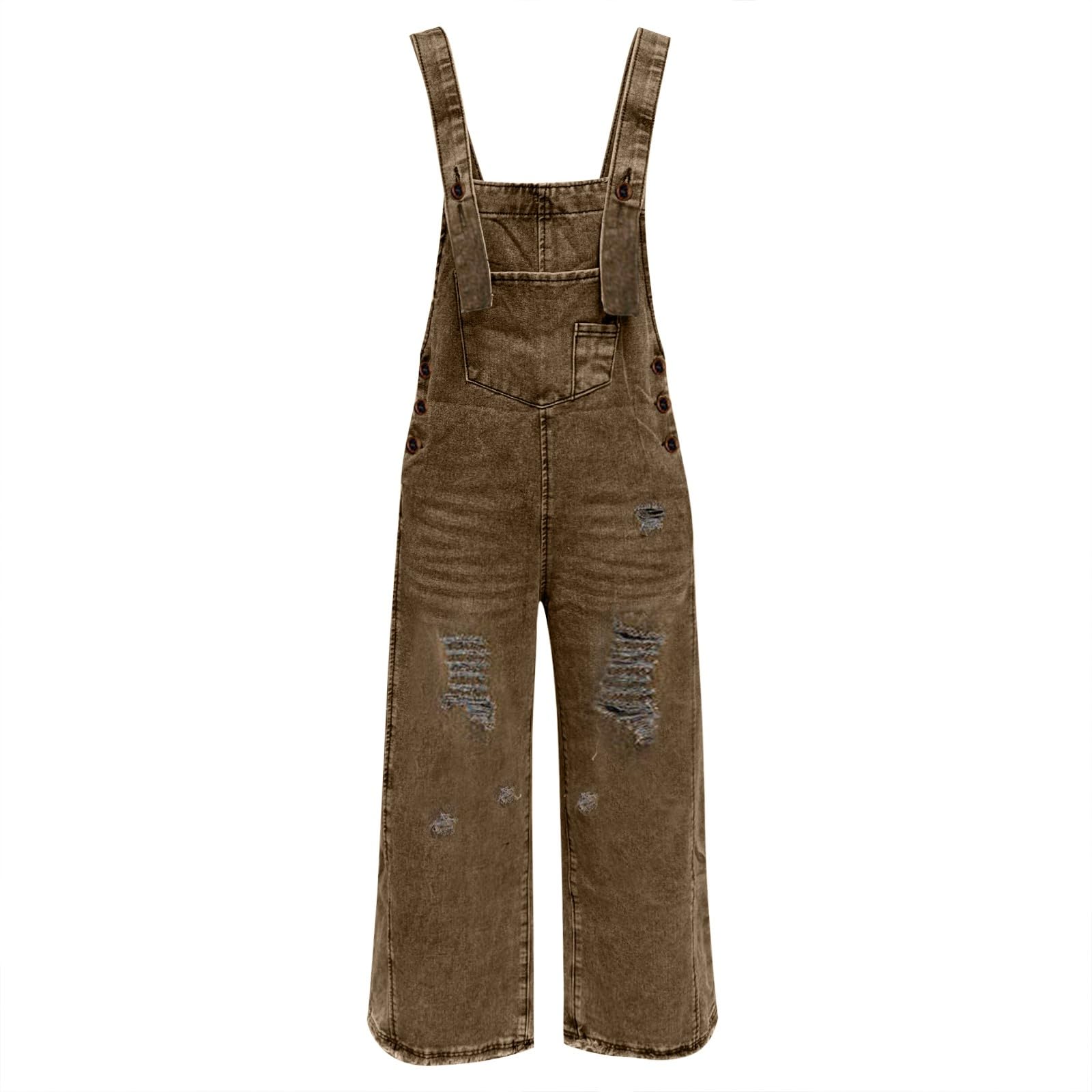 Peto Vaquero Mujer Mono Elegante Tezano Informal Overol Largo Baggy Macacao Ancho Tallas Grandes Casual Trabajo Formal Talla Grande De Fiesta Largos