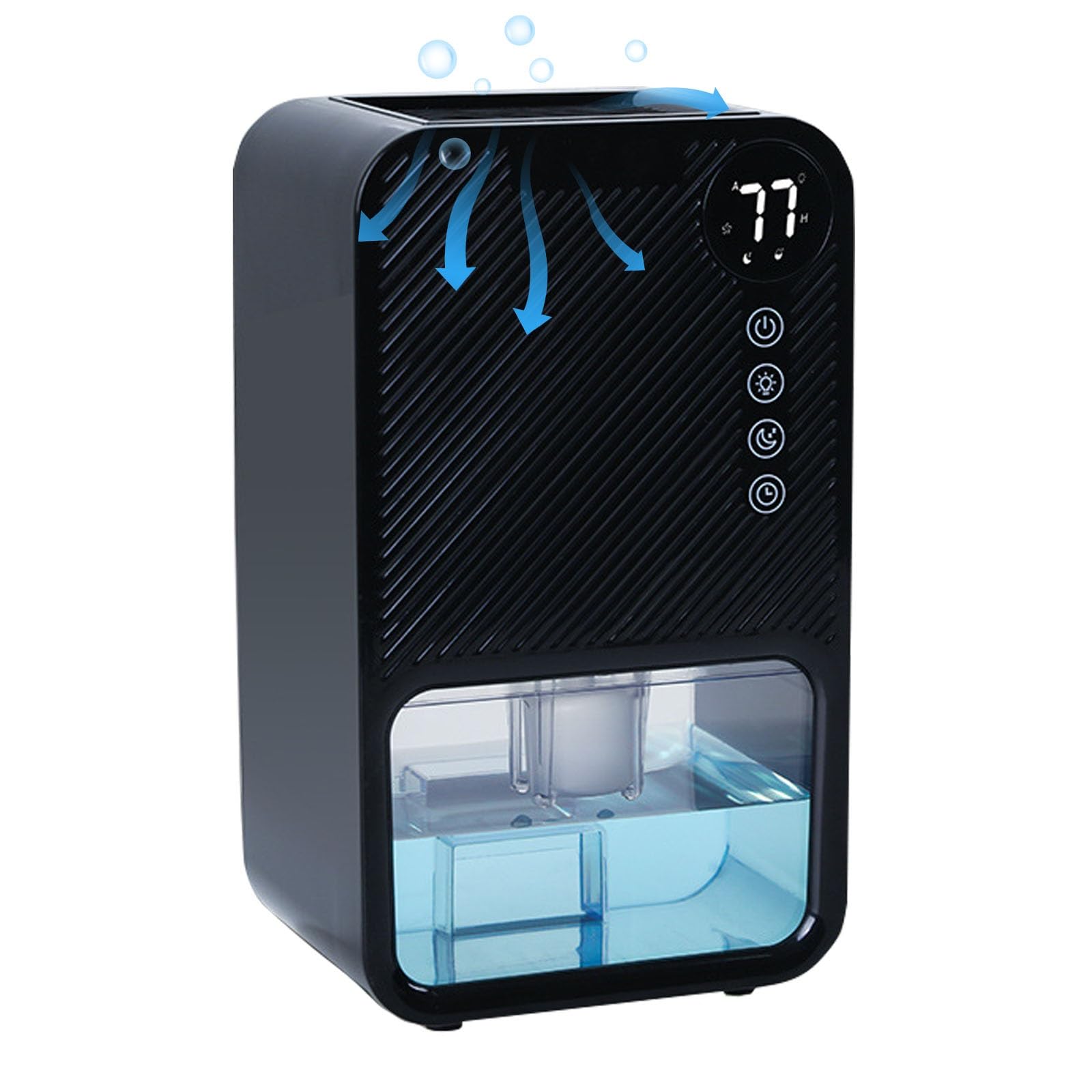 Cxlly Svart Dehumidifiers For Home, 37 Oz /1L Dehumidifiers For Room With Auto Shut Off, Sleep Mode, Efficient Quiet Portable Small Dehumidifier For Basement, Bathroom, Bedroom, Closet, Rv (Color : )