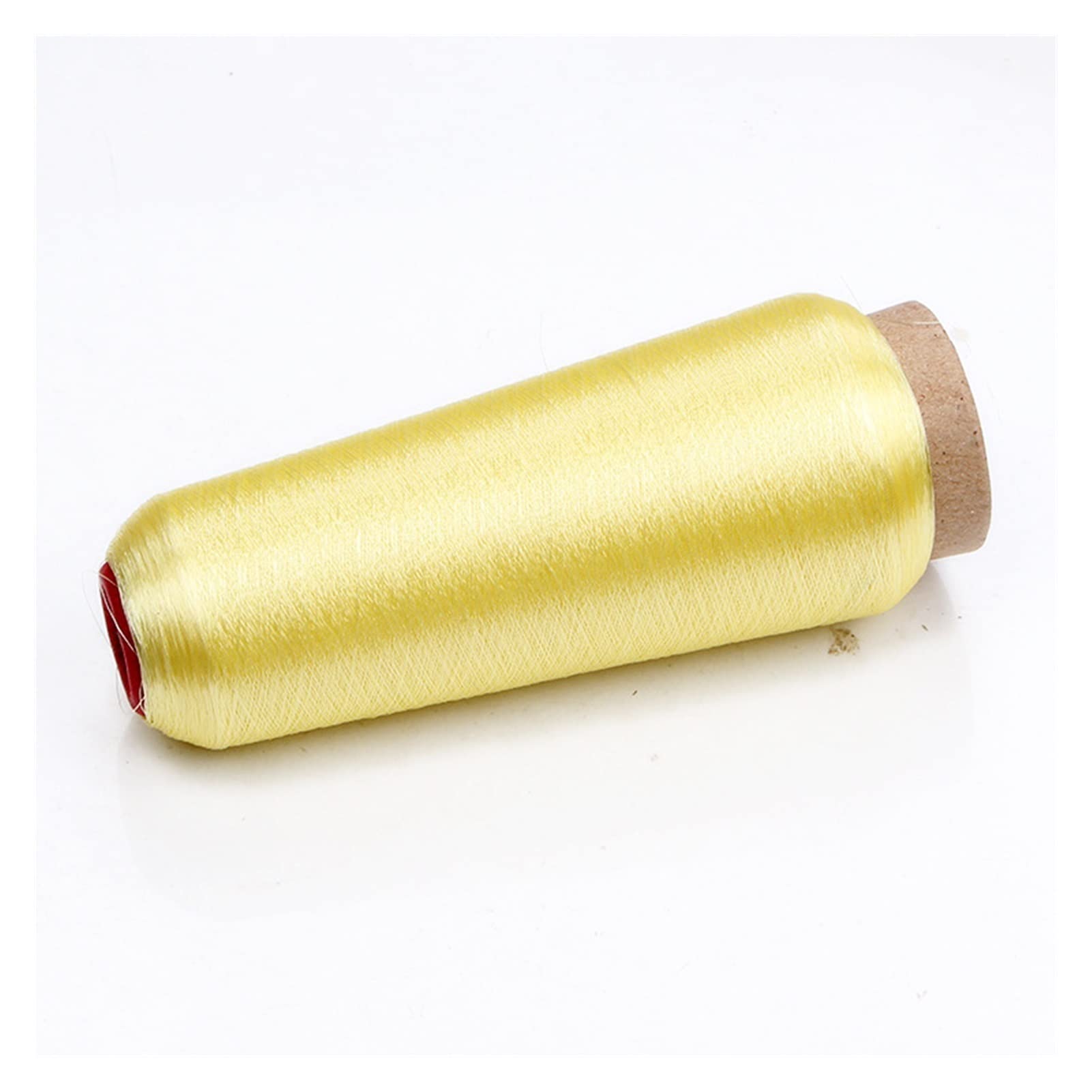 Sewing Thread Colorful Cross-Stitch Embroidery Threads 3200M Sewing Thread Line Durable Overlock Textile Metallic Yarn Woven Line for Hand and Machine Sewing (Color : Light Yellow, Size : Talla Únic
