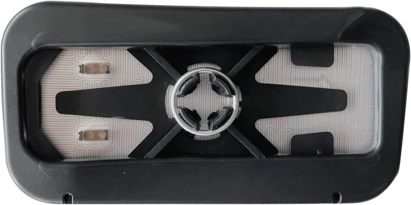 Replacement Door Side Passenger Right Lower Convex Mirror Glass Heated with Back Plate fit Mercedes Freightliner Sprinter from 2019-Onward