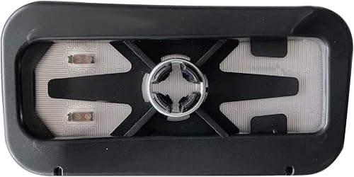 Miniatura 8 de LONGLING Reemplazo del lado del conductor de la puerta del lado del conductor izquierdo, espejo principal con calefacción con placa trasera para