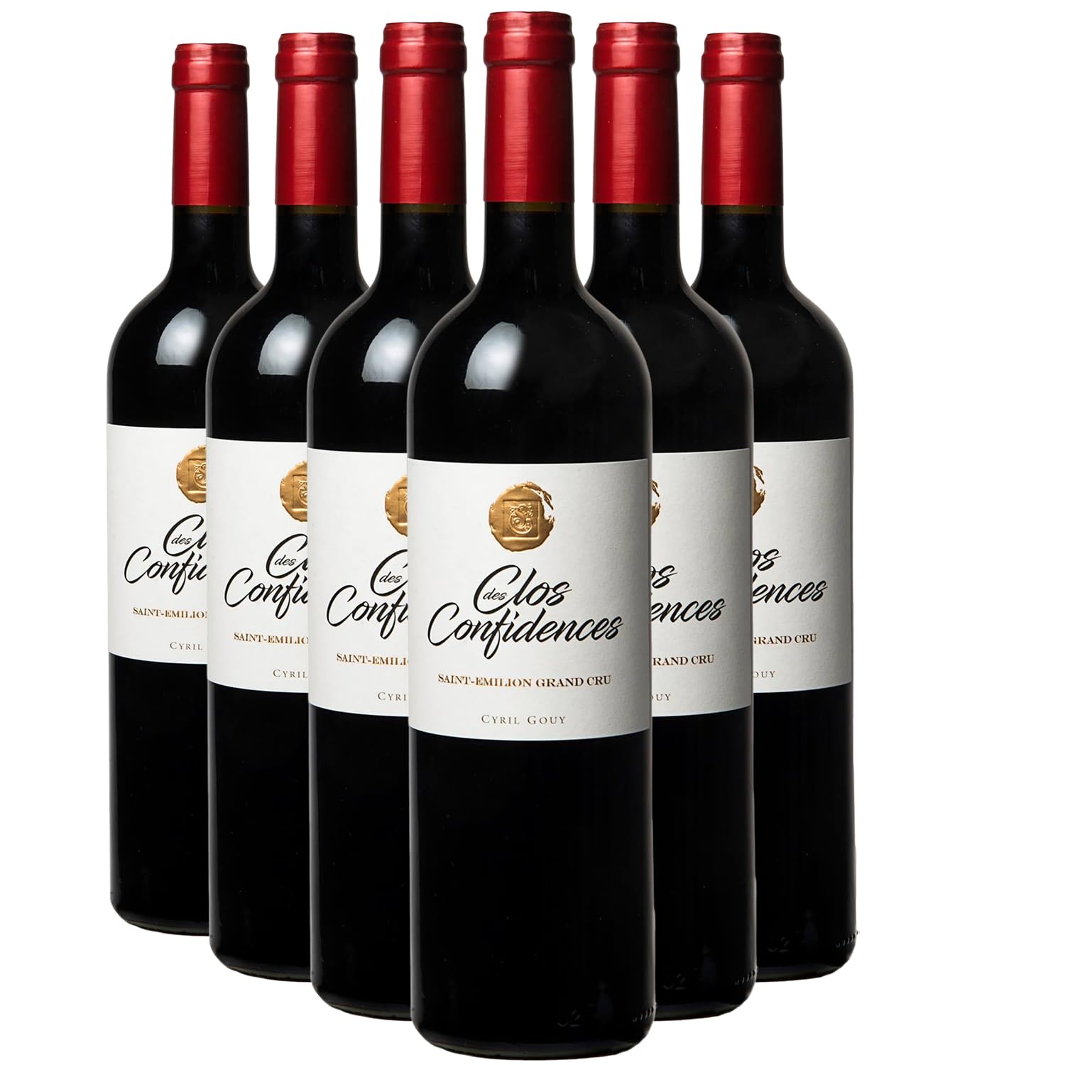 Clos des Confidences Saint-Emilion Grand Cru - Rouge 2020 - Vin Rouge de Bordeaux (6x75cl) HVE