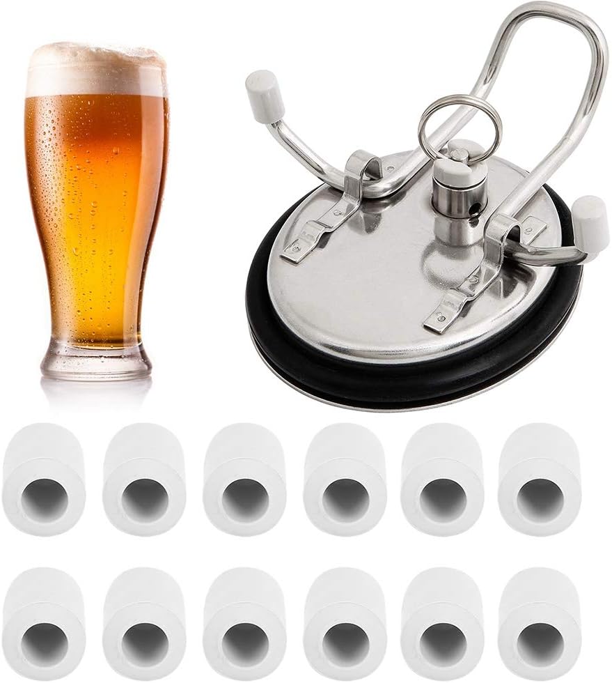 12 Pcs Keg Lid Feet, Plastic Keg Lid Feet Portable
