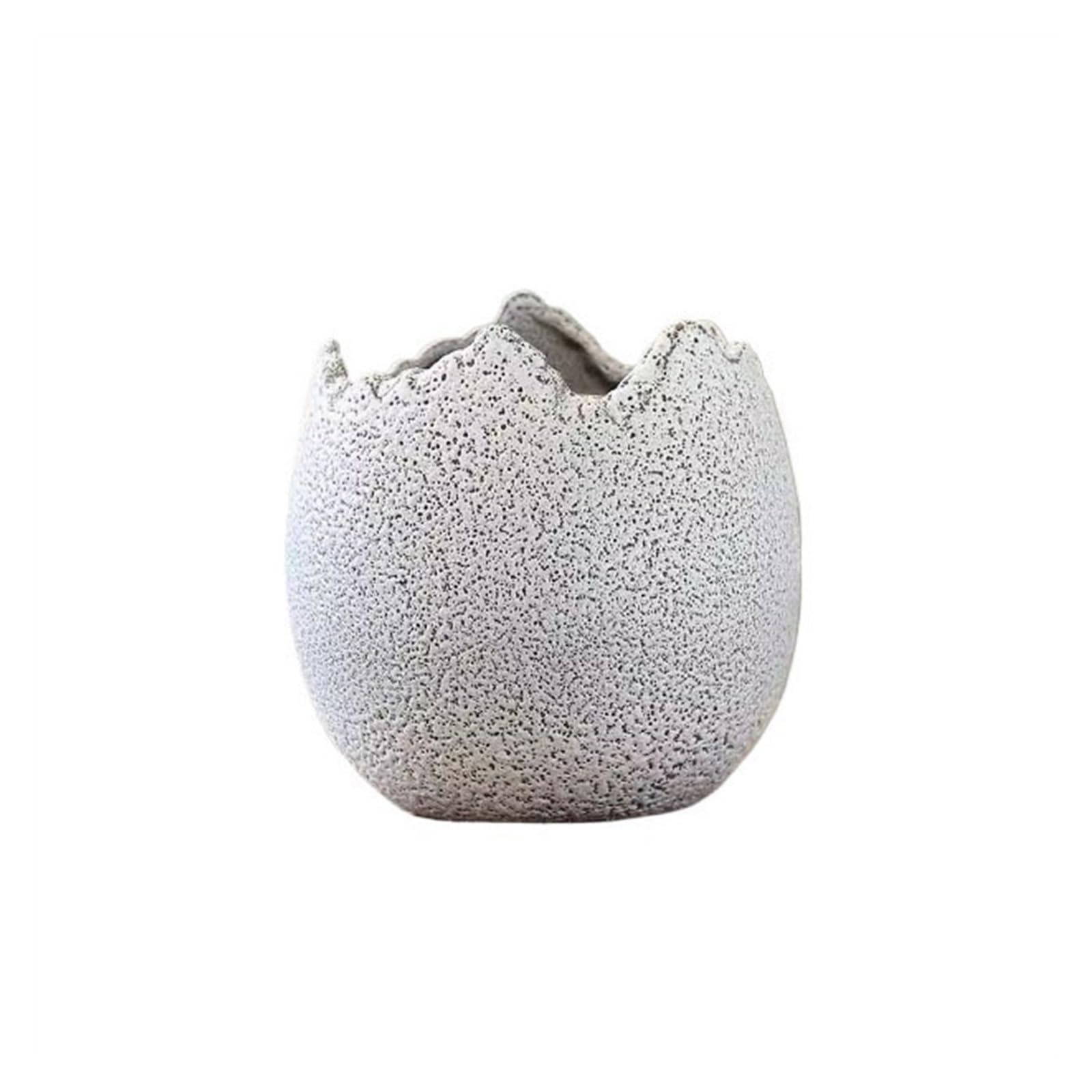 GELASIGE Flower Pots Home Living Room Courtyard Garden Balcony Plant Flower Pot Ceramic Home Decoration Potted Plant Outdoor Flower Pots(B,S)
