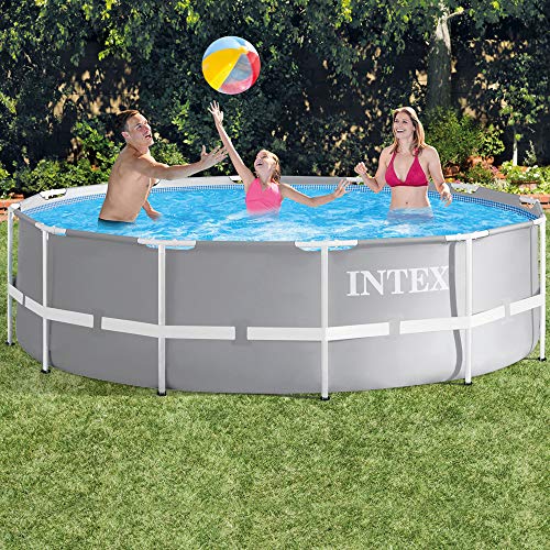 Intex 26716NP Intex Prisma Frame Pool, rund, zerlegbar, 366 x 99 cm, mit Klärer – Bild 3