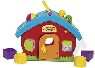 Brinquedo Educativo Casinha da Vovo Encaixe Formas, Elka, Sortido, Tamanho Único