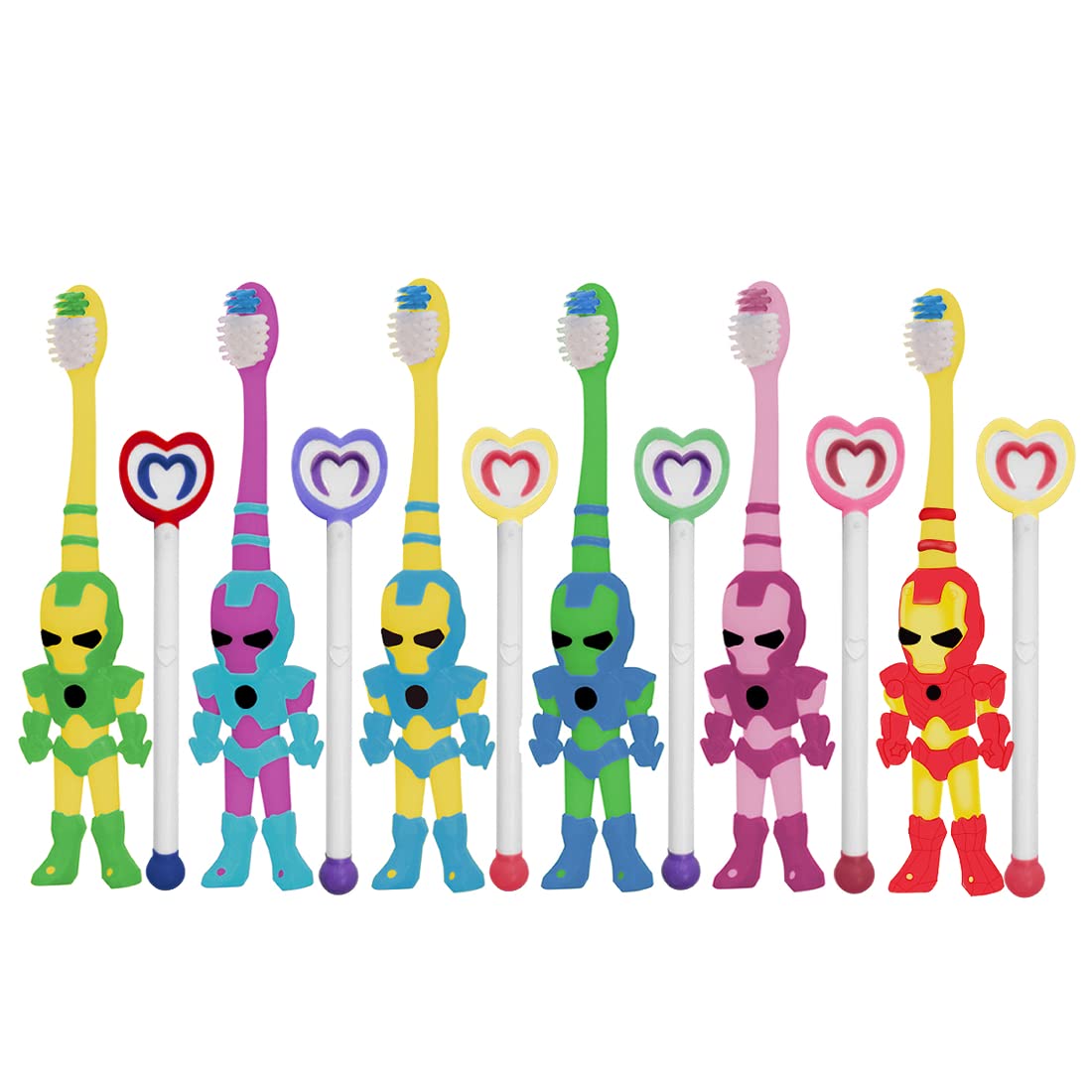 BuddsBuddy Roxe Kids Manual Toothbrush + Tongue Cleaner, Multicolor (Combo Of 6), Pack Of 1 (B0BHT631YL) Amazon Price History, Amazon Price Tracker