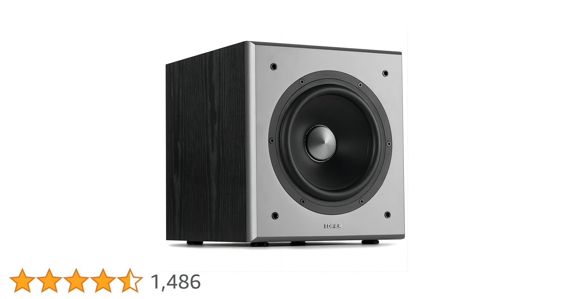 Edifier T5 70W 8インチ サブウーファー、インシュレーター付き