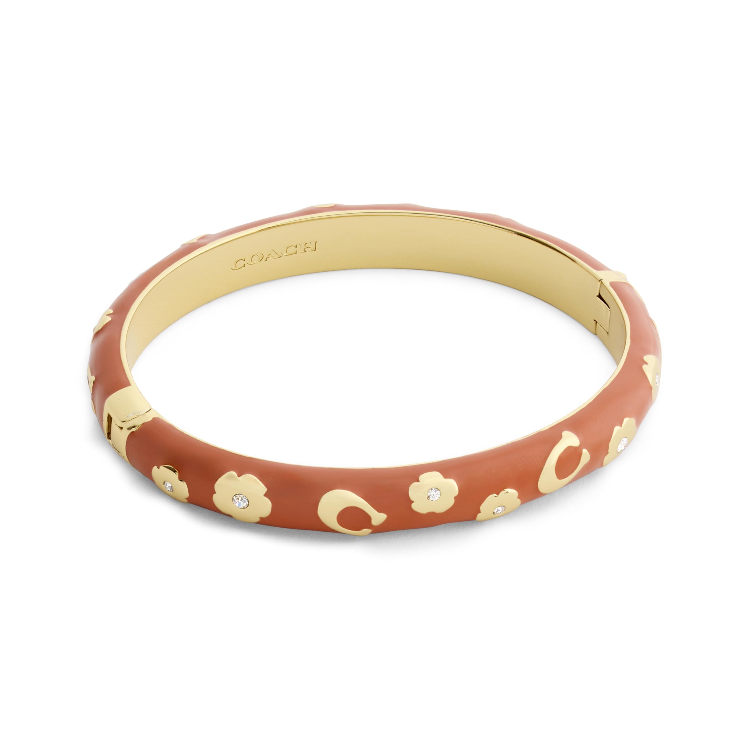 COACH Signature C Floral Chubby Bangle Bracelet