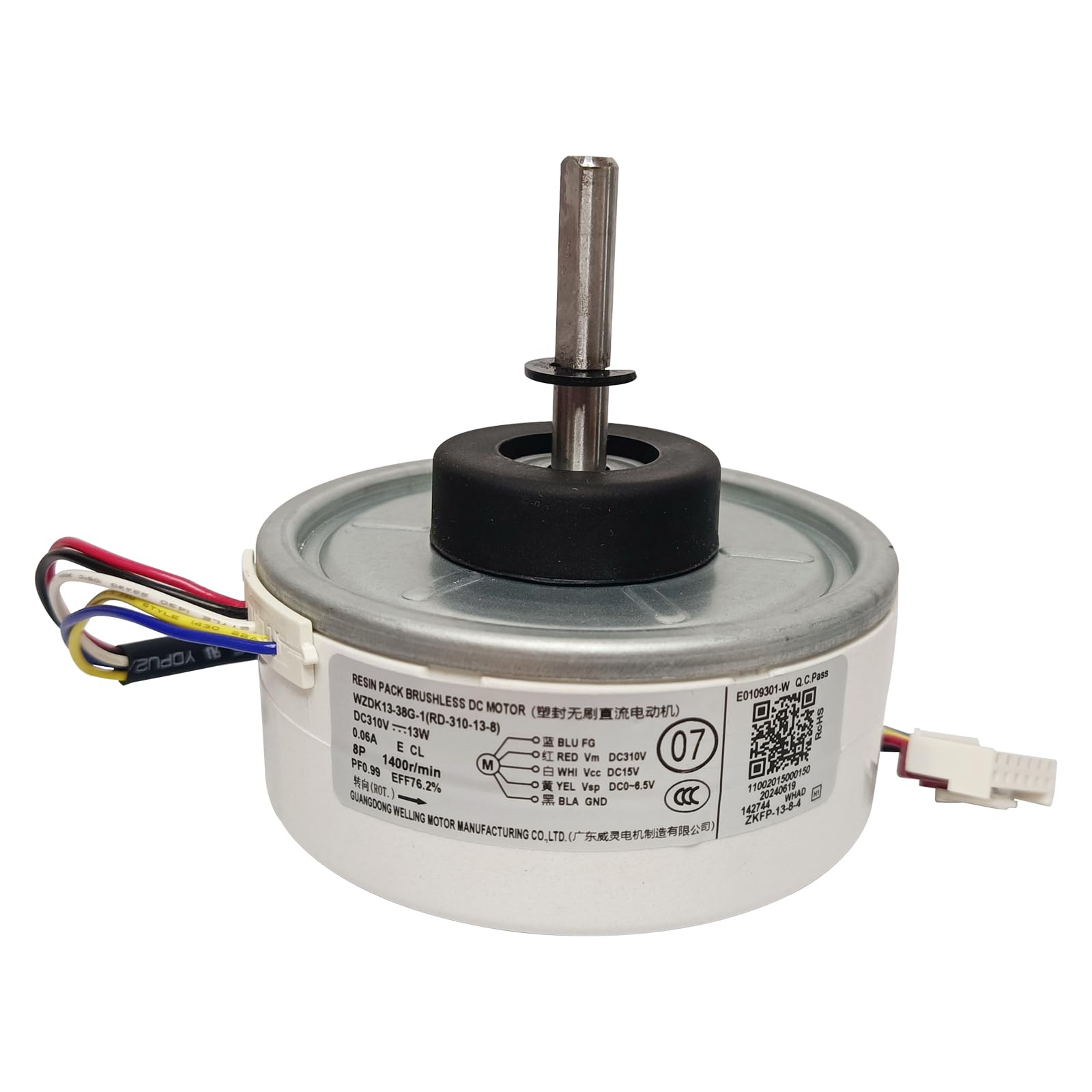 winwin Packard 90318, Greenheck 308318 3-Speed PSC Motor, 1/8HP