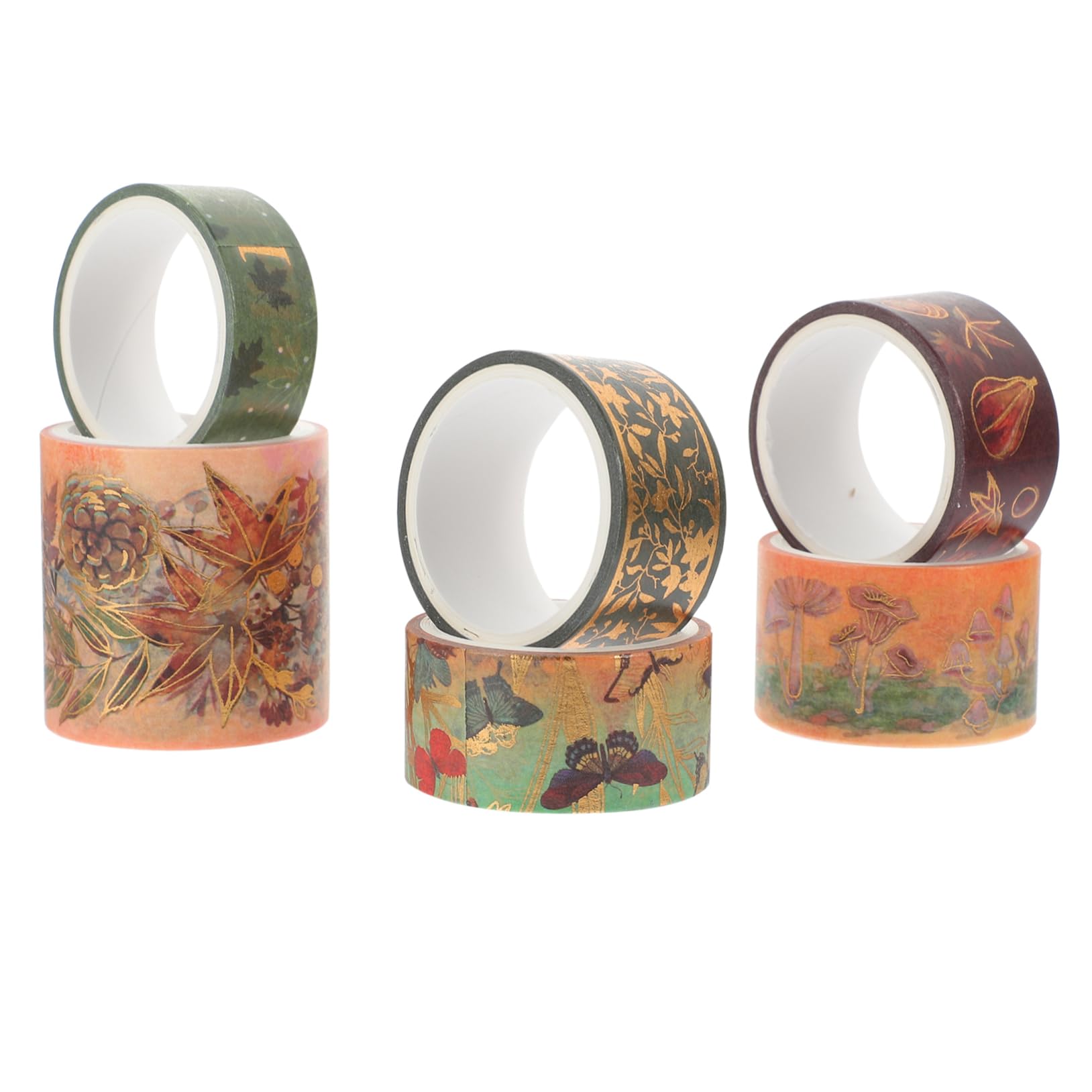 Operitacx 30rollen Washi Tape Mit Klebefilm Für Scrapbooking Und -dekoration Pro Kreative Gestaltung Mit Bunten Schmetterlingen Leicht Ablösbar Und Vielseitig Einsetzbar