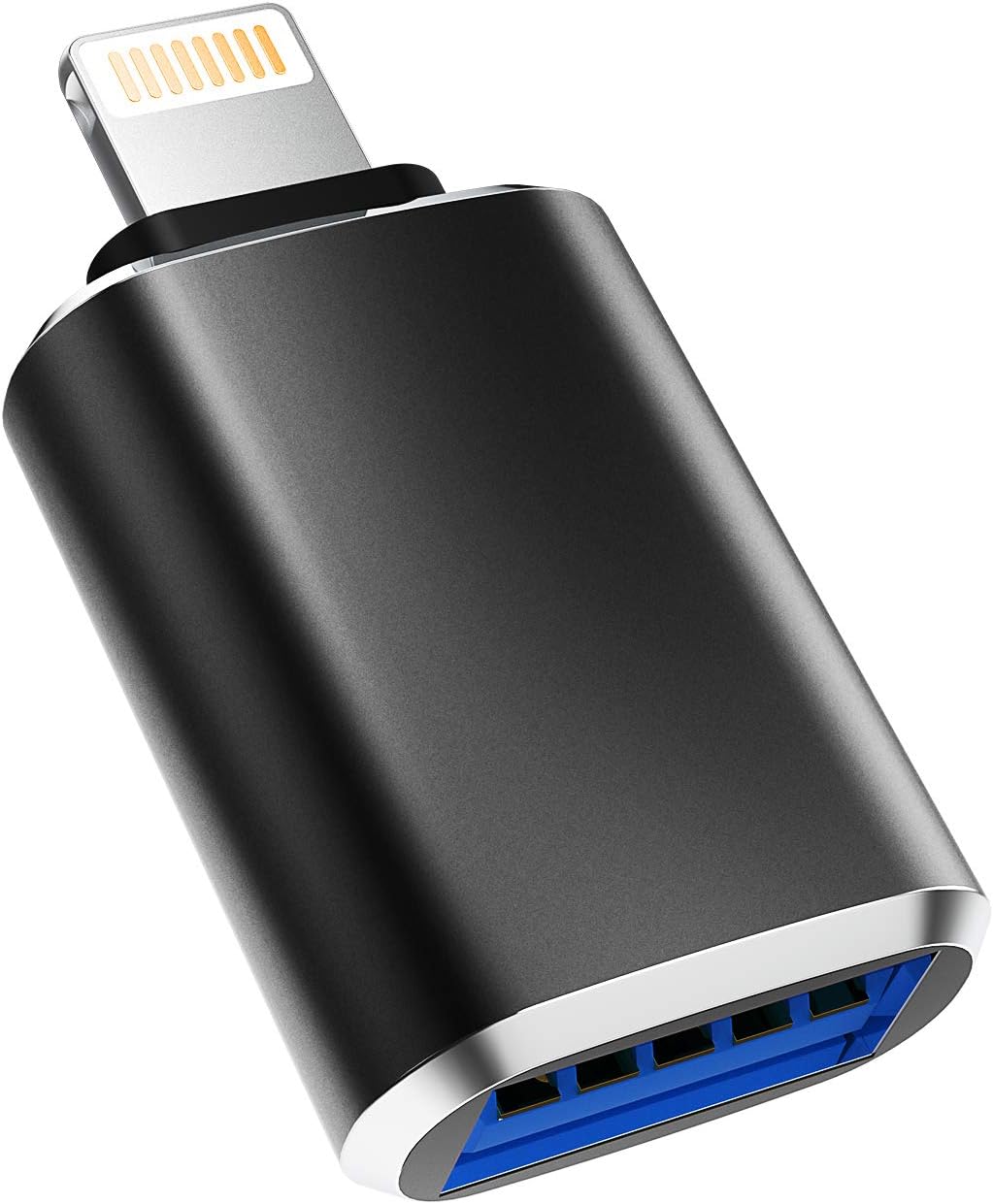 Iphone OTG Flash Adapter Lightning Male to USB Female Cable Dongle for Apple Ipad Air Camera Card Reader Mouse Keyboard U Disk Drive Hub MIDI Compatible for 14 13 12 11 Pro Max Mini 8 7Plus XR X XS SE