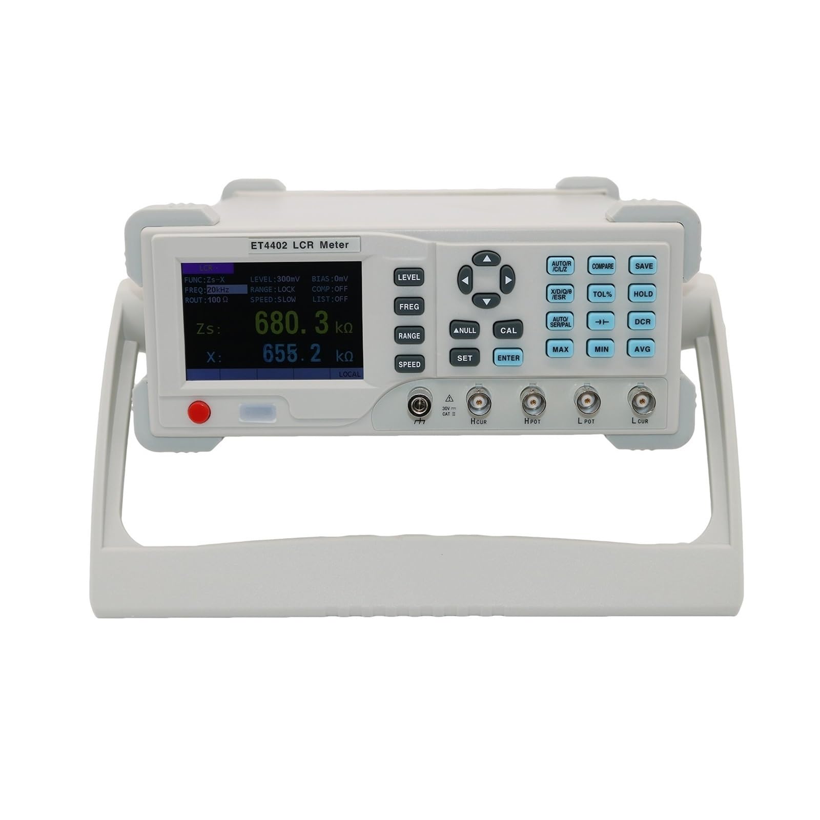 JVDDI LCR Benchtop Digital Bridge Tester Desktop LCR Meter Capacitance Resistance Impedance Inductance Measure Meter