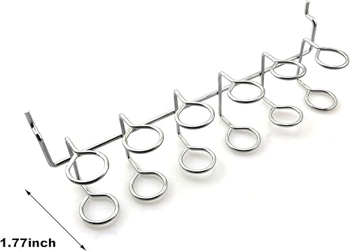 Miniatura 4 de heyous Soporte multiherramienta de seis herramientas, accesorios para tablero de clavijas, soporte de herramientas de múltiples anillos para tablero