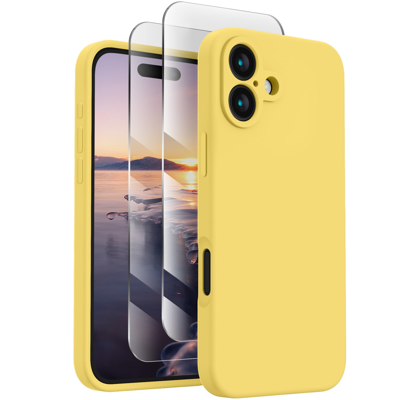FireNova Designed for iPhone 16 Case, 6.1", Yellow