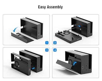 Amazon.co.jp: ElecGear 外部冷却ファン【SwitchドックHAC-007