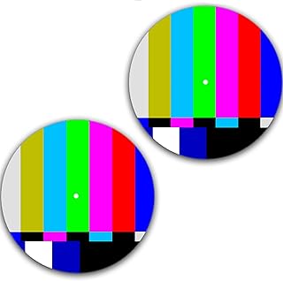 DJ One Pair DJ Off Air #1 TV Test Pattern Scratch Pad Vinyl Memorabilia 7