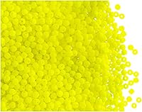 Vista 9 de SCARA - Cuentas redondas de vidrio checo de 0.35 onzas (0.08 pulgadas), cuentas de vidrio neón (activas con rayos UV) para hacer joyas y pulseras