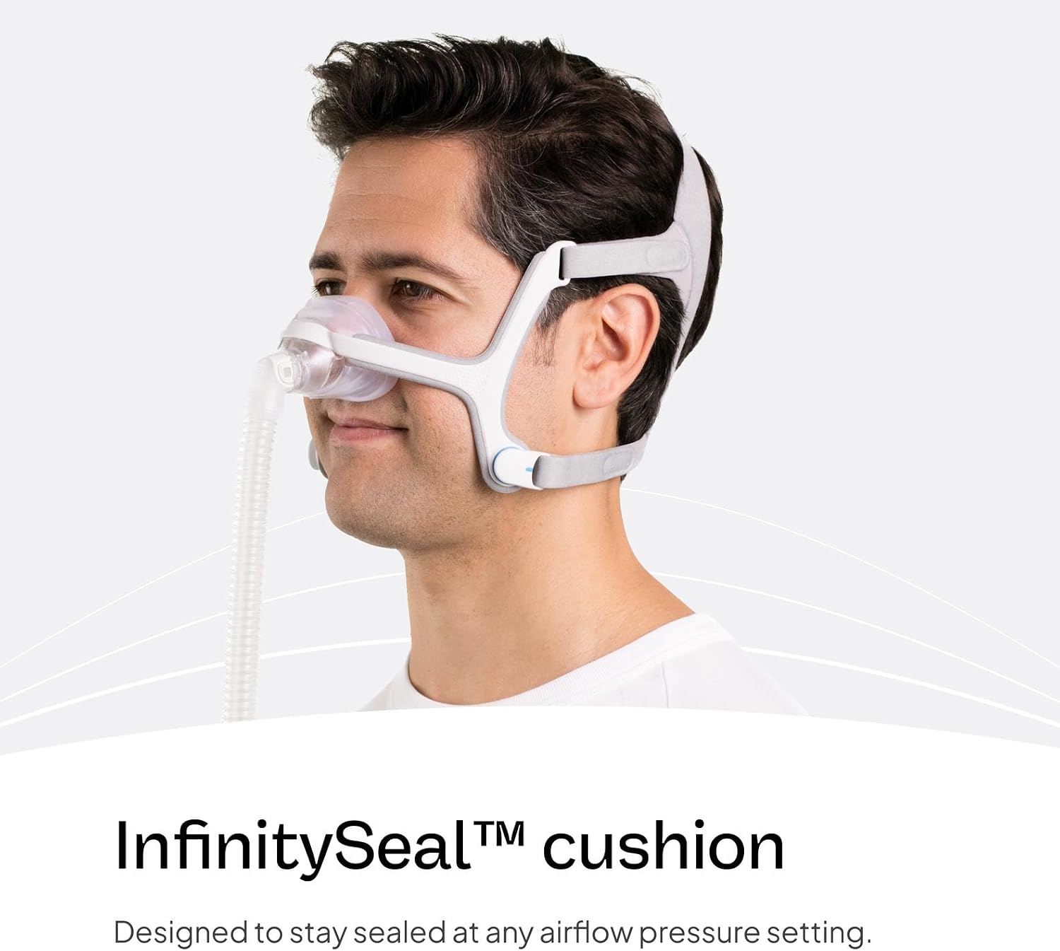 ResMed AirFit N20 Cushion - Nasal CPAP Mask Cushion Replacement - InfinitySeal Design - Soft Silicone - CPAP Accessories - Small