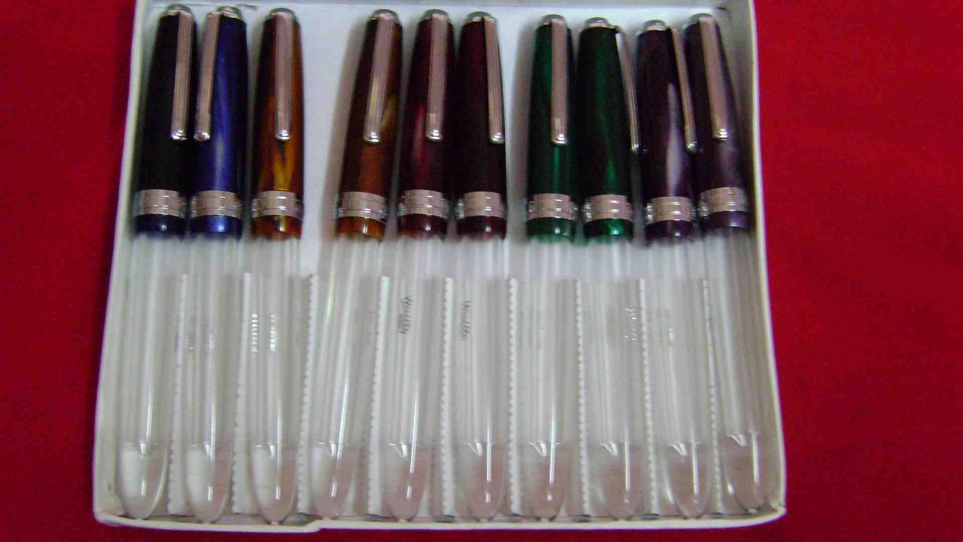 CLEAR DEMONSTRATOR PENS - MODEL 69T -10 PENS FOR 69.99$!!