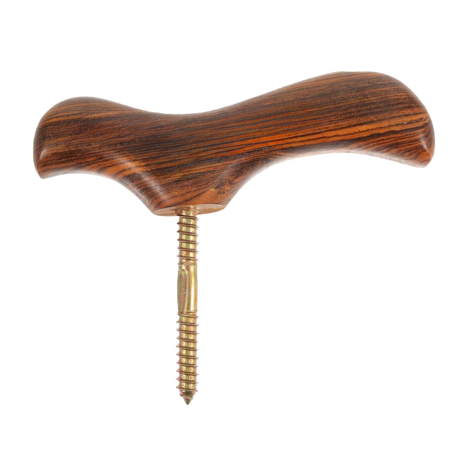 Photo 1 of ***HAS MINOR DAMAGE (CHIPS ON TOP & BOTTOM ENDGES)*** Wooden Cane Handle Grip Replacement, Walking Stick Handle Wood Canes with Comfortable and Ergonomic Wood Material, Easy Screw Installation for DIY Canes